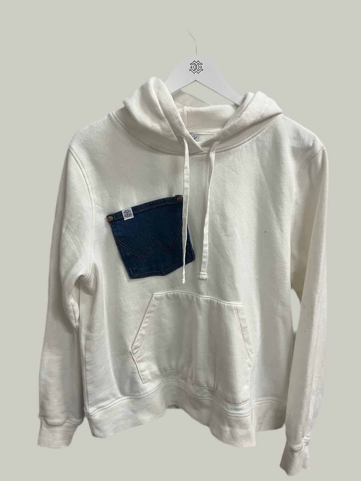Everyday Denim Pocket Hoodie