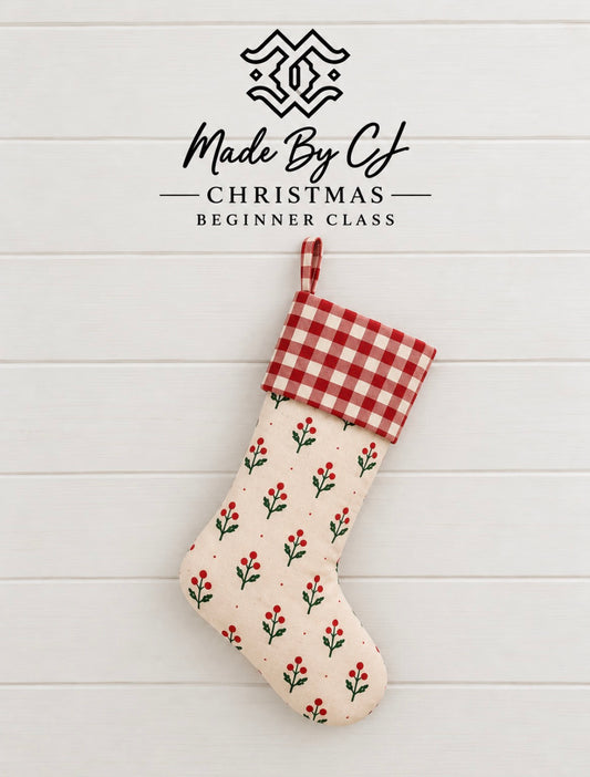 CHRISTMAS BEGINNER SEWING CLASS
