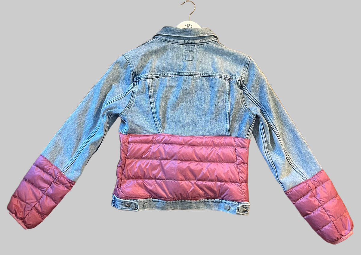 Denim Jacket – Mauve Puffer
