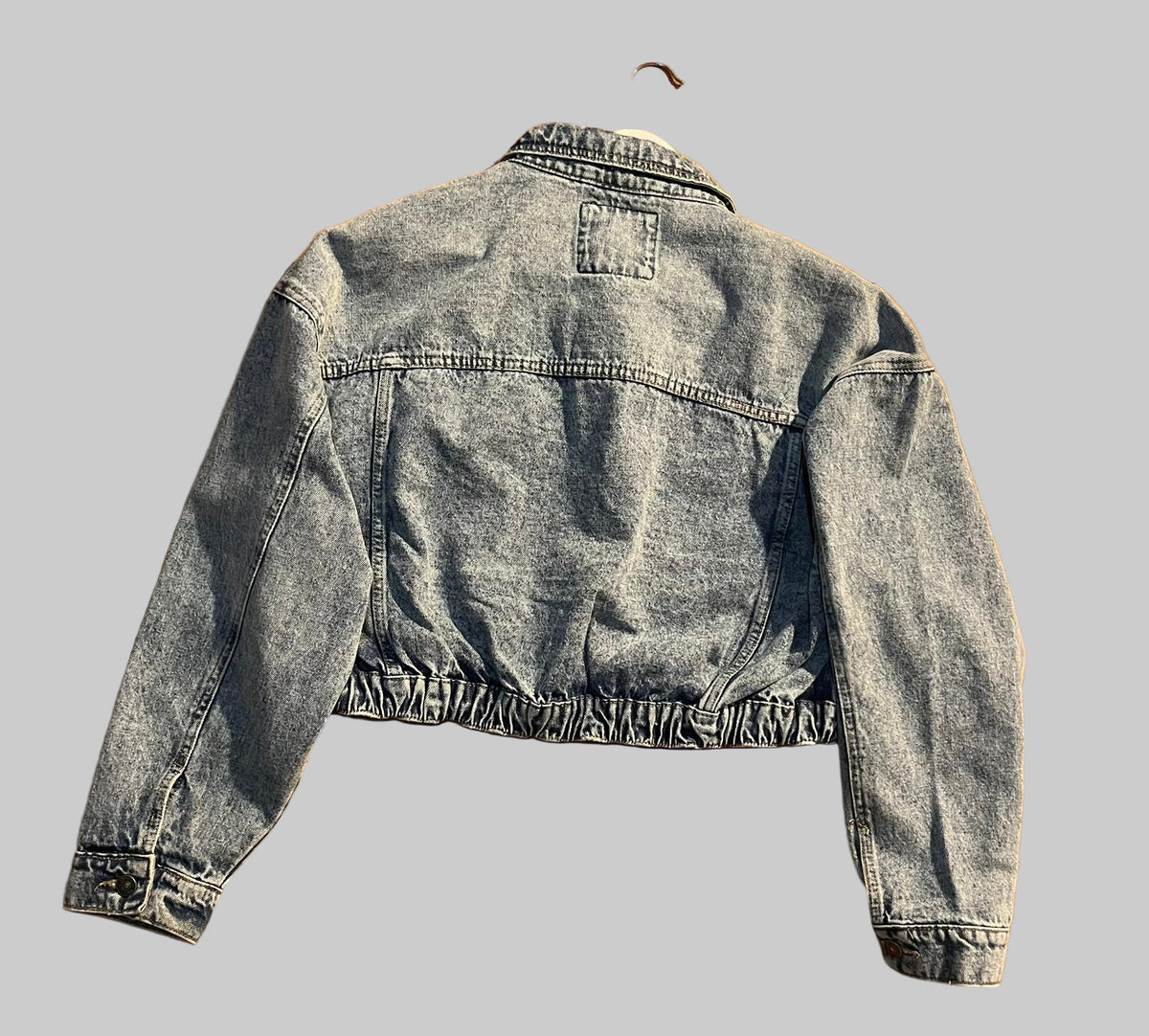 Denim Jacket – Blue Floral Sheer Edition