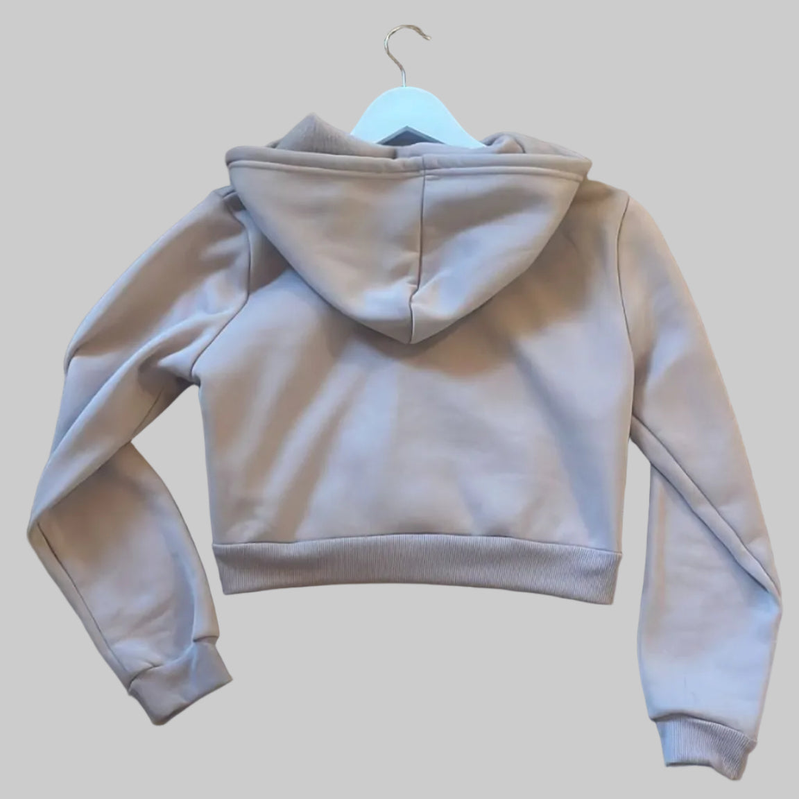 Sandstone Denim Pocket Zip Hoodie